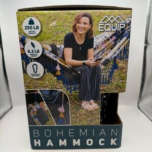 Equip Woven Jacquard Bohemian Mayan Macrame Hammock Patchwork Print